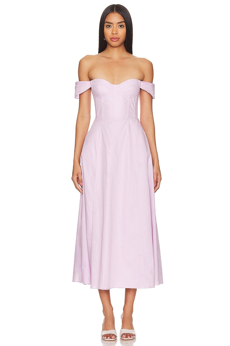 x revolve magdelena midi dress