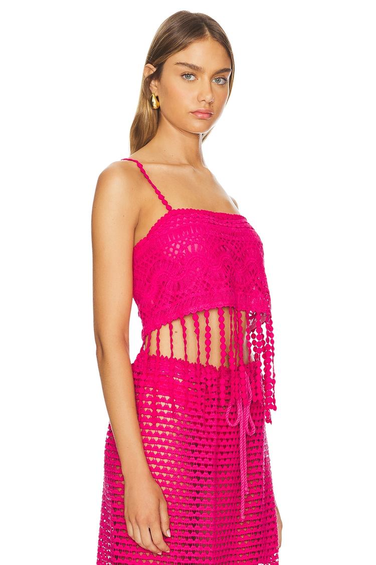 x revolve marni fringes top