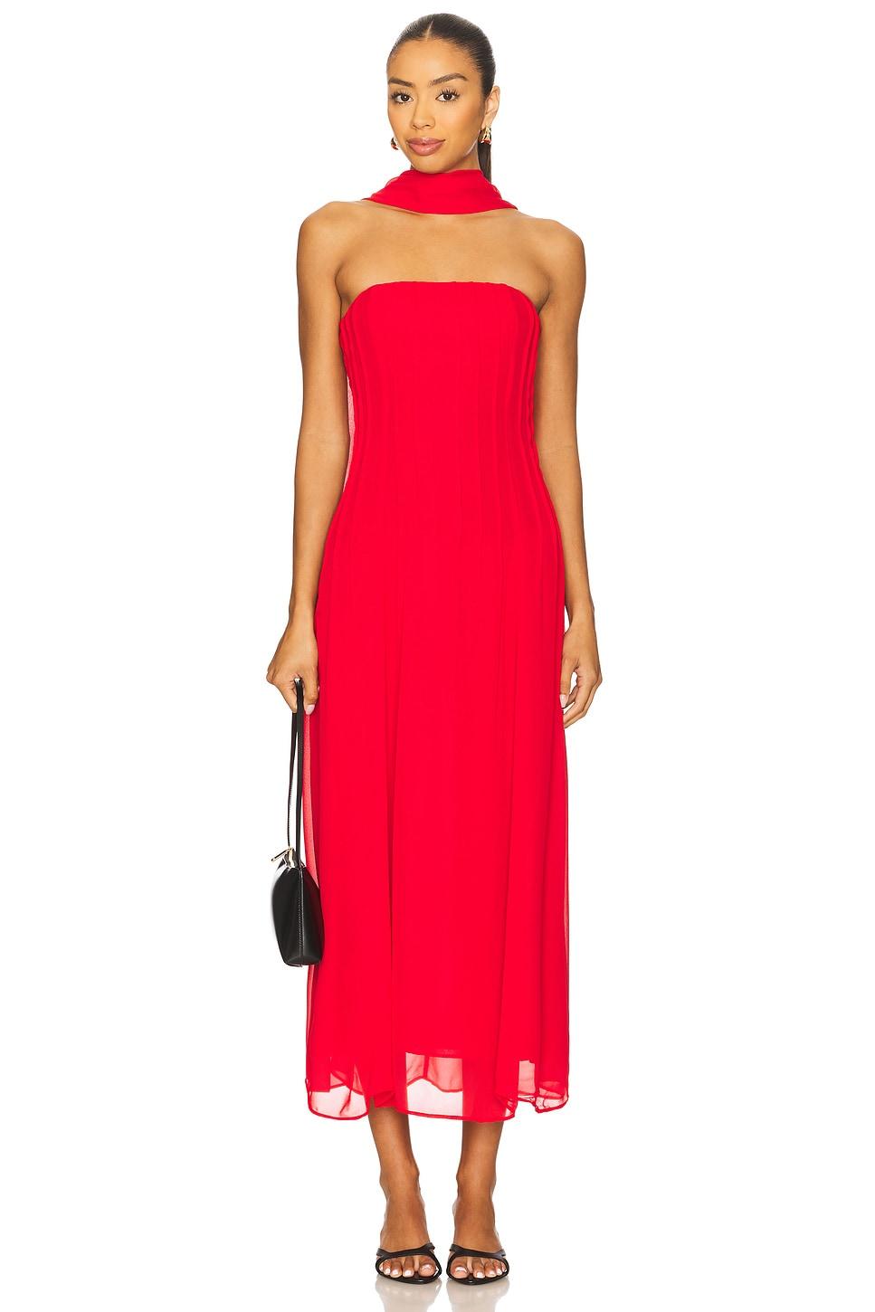 x revolve nikki midi dress