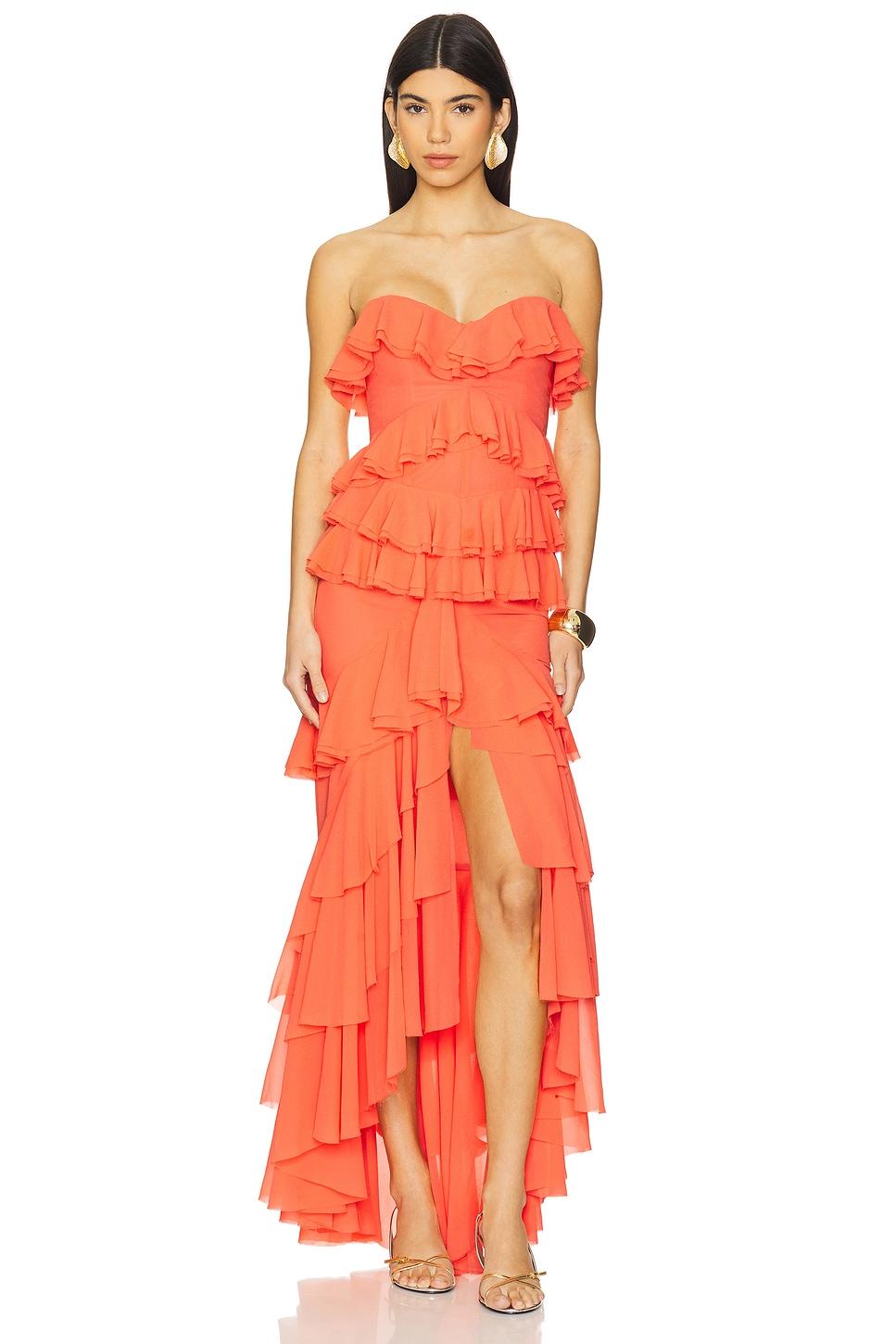 x revolve oleksandra gown
