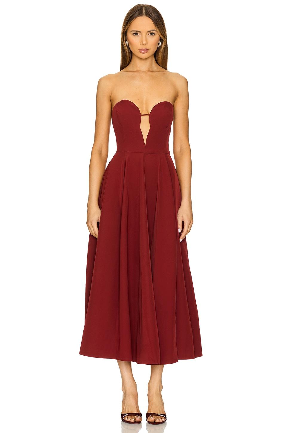 x revolve opal volume midi dress