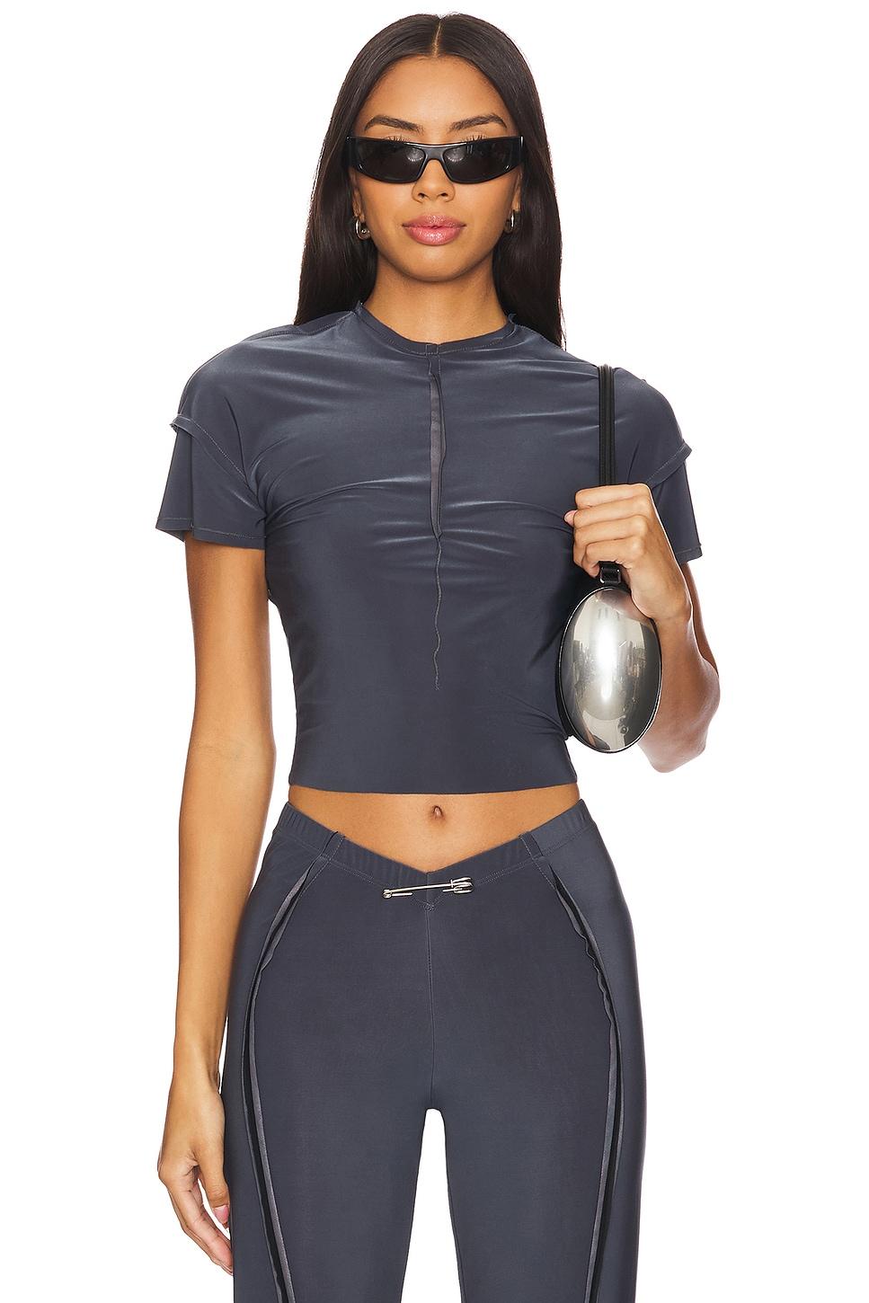 x revolve open seam mini tee