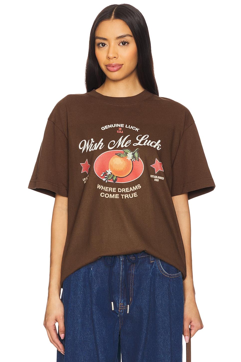x revolve orange luck t-shirt
