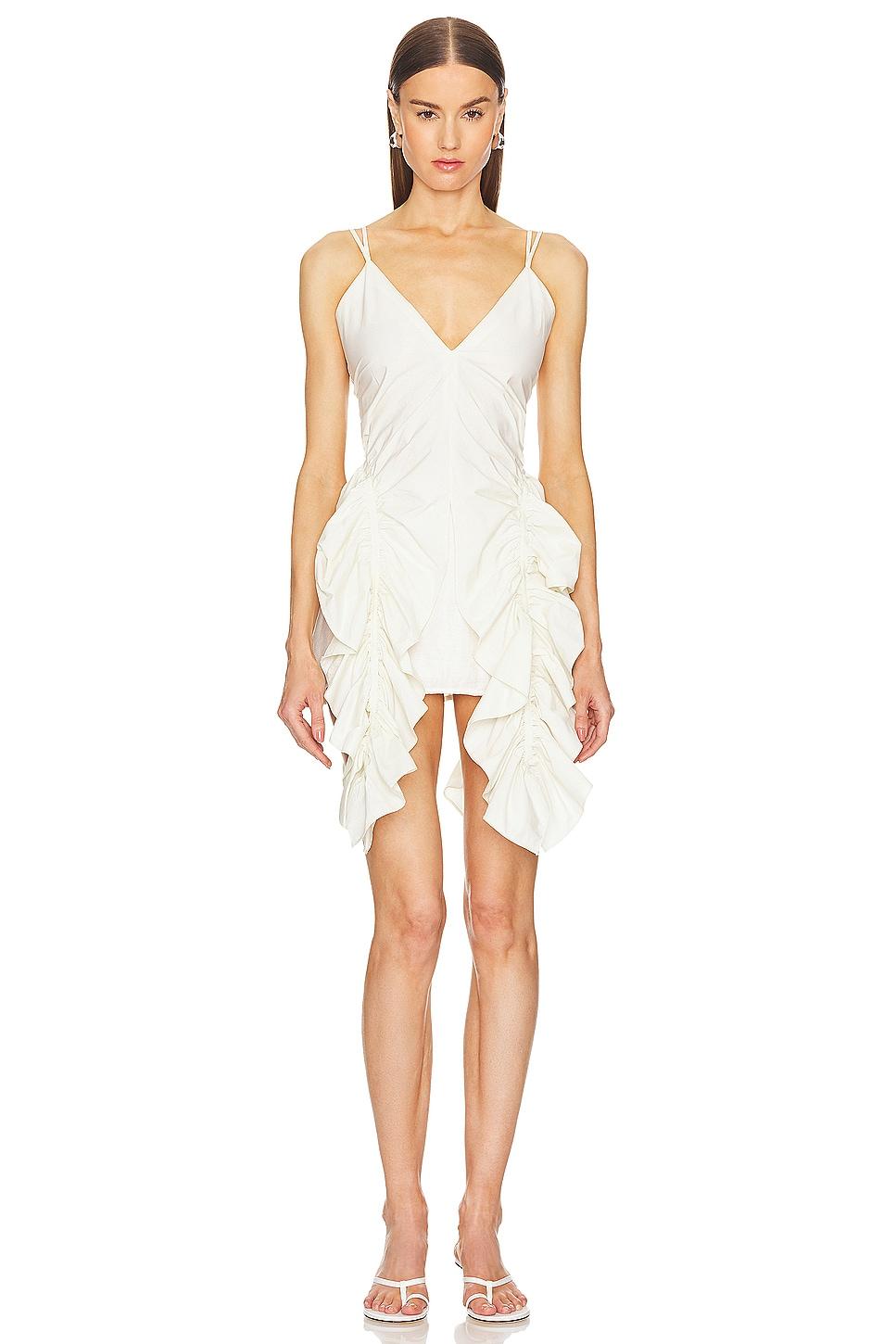 x revolve pearl ruffle top