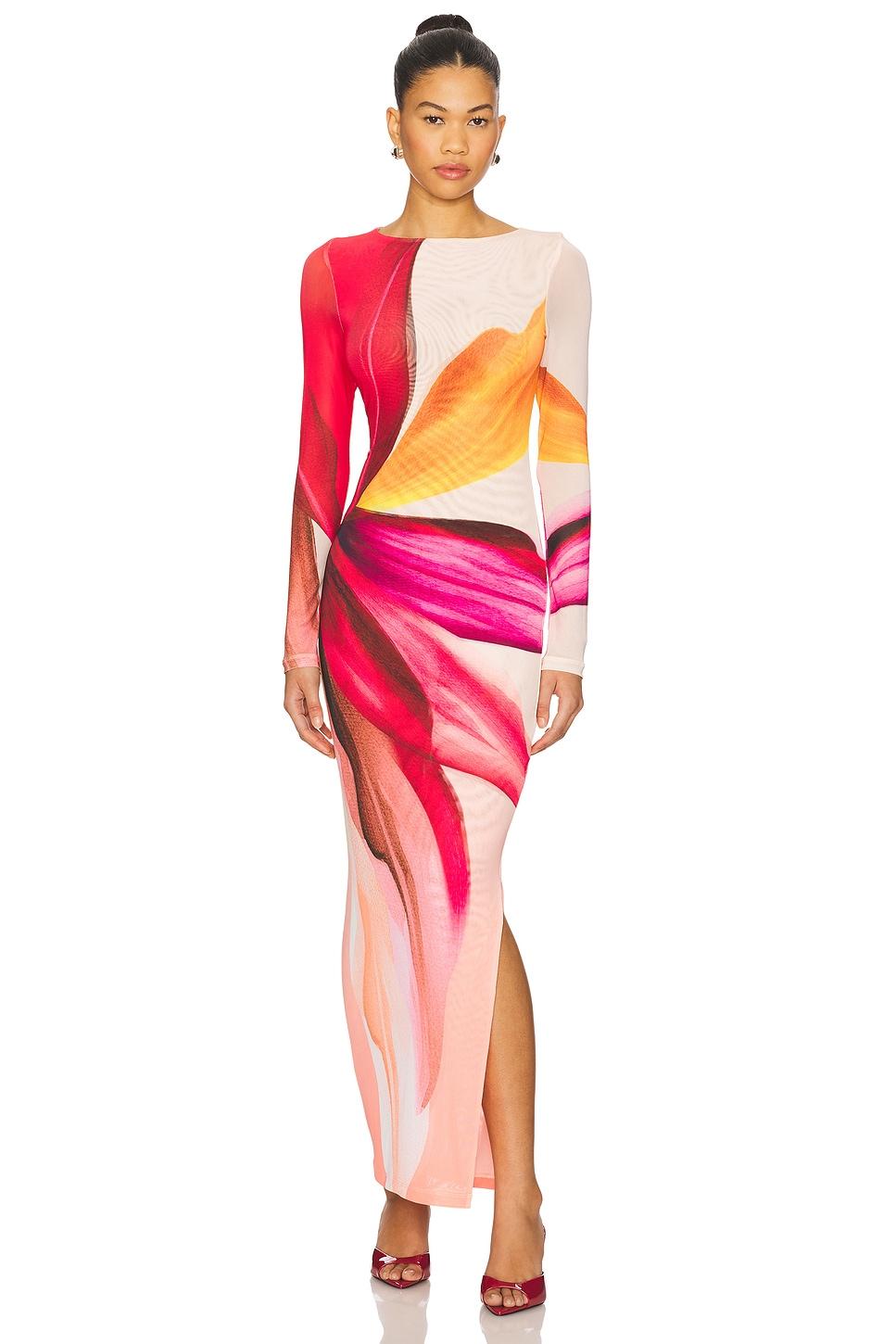 x revolve phyll spring lotus dress