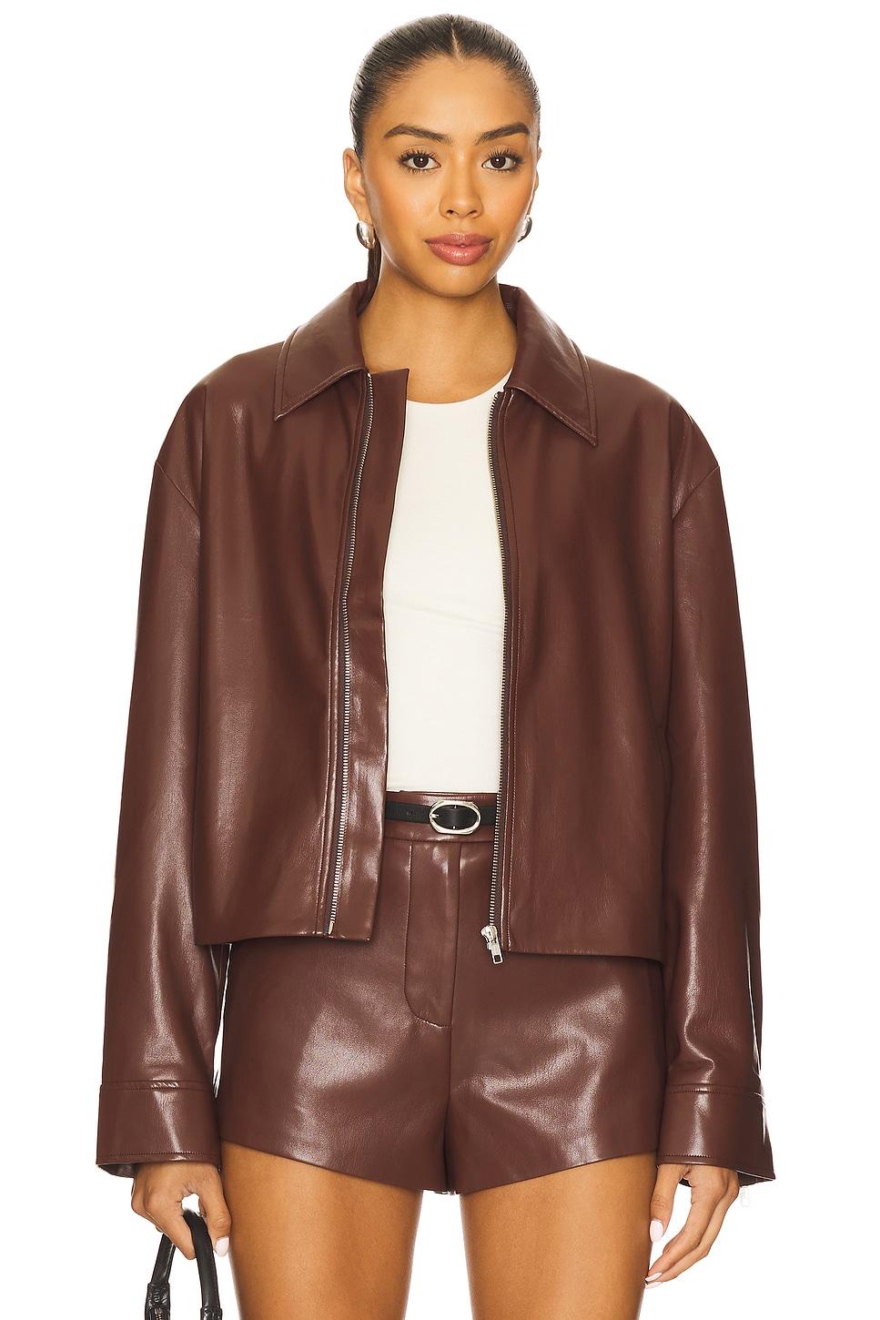 x revolve rapha faux leather jacket