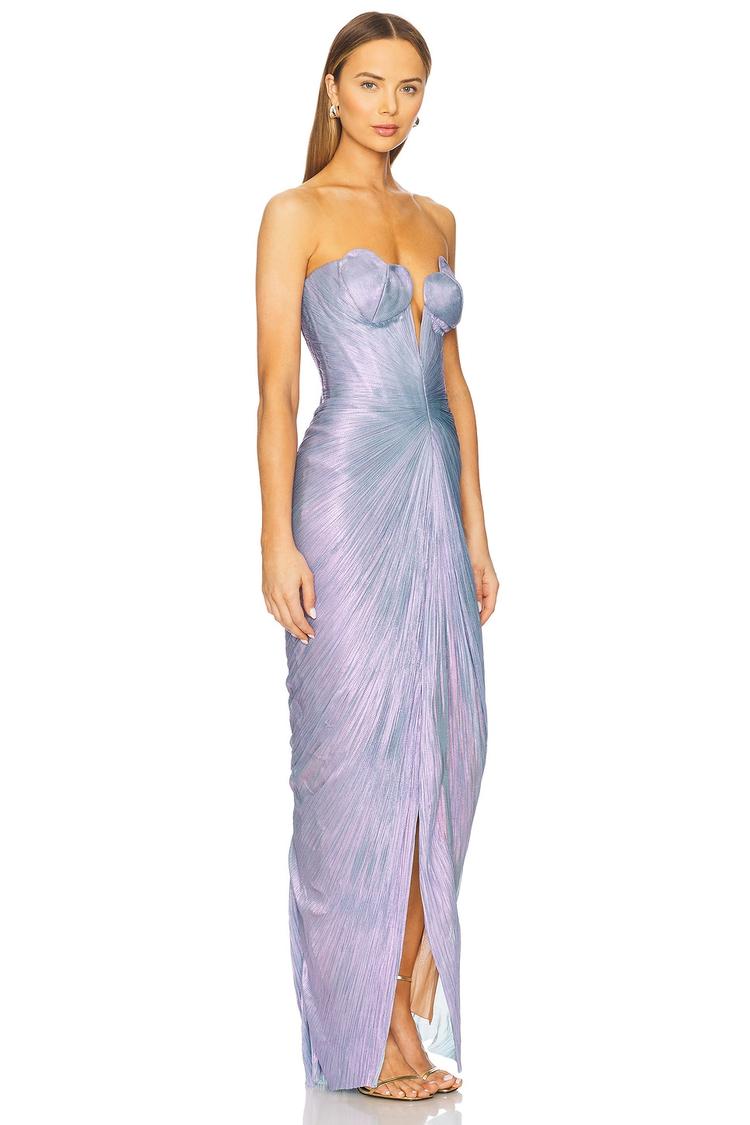 x revolve reina gown