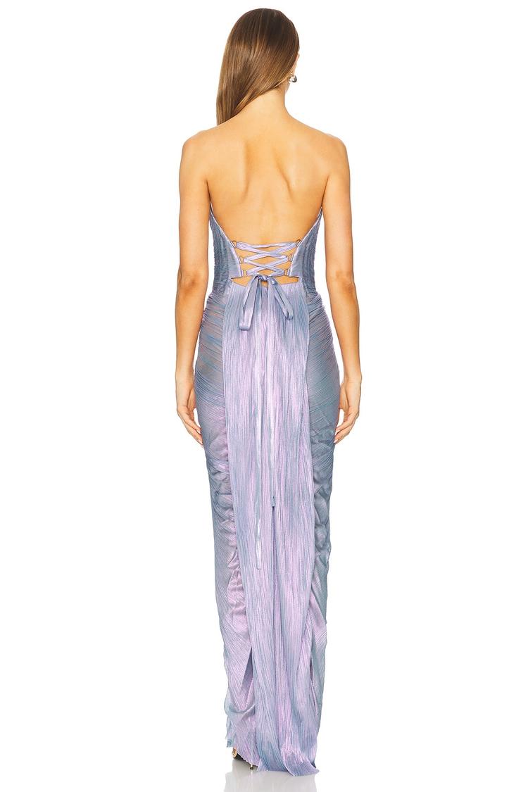 x revolve reina gown