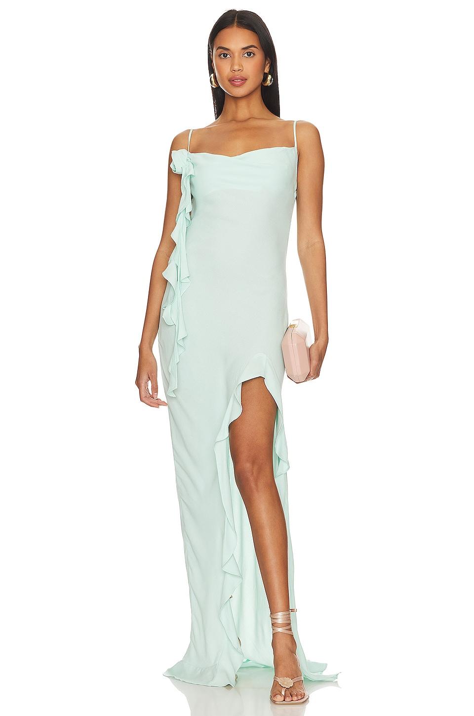 x revolve rizzo maxi dress