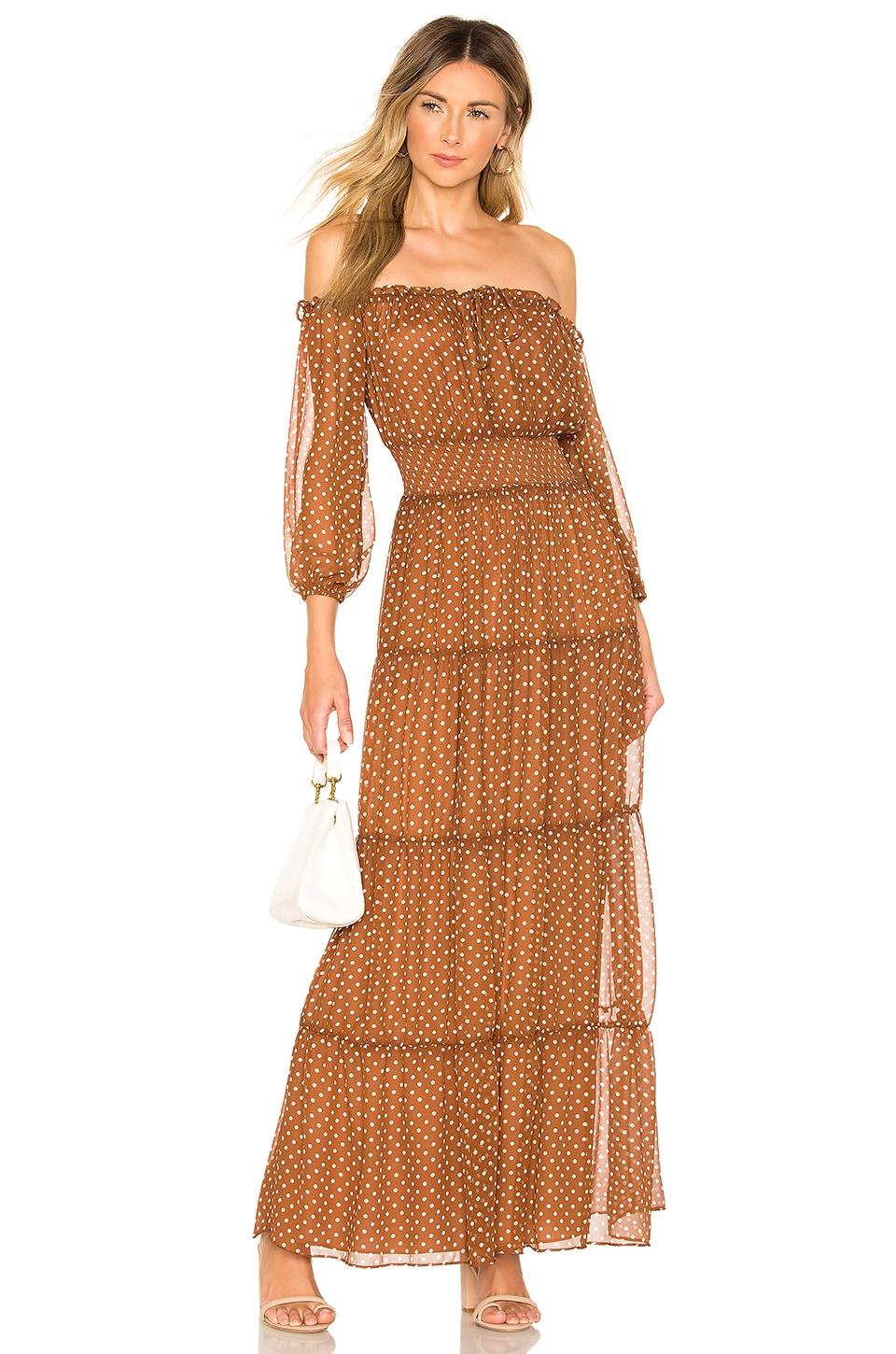 x revolve sapphire dress