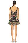 x revolve short dress with hand crafted button with and belt