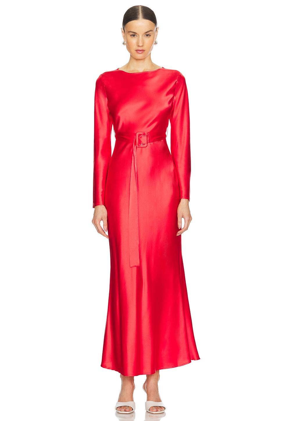 x revolve silk estelle dress