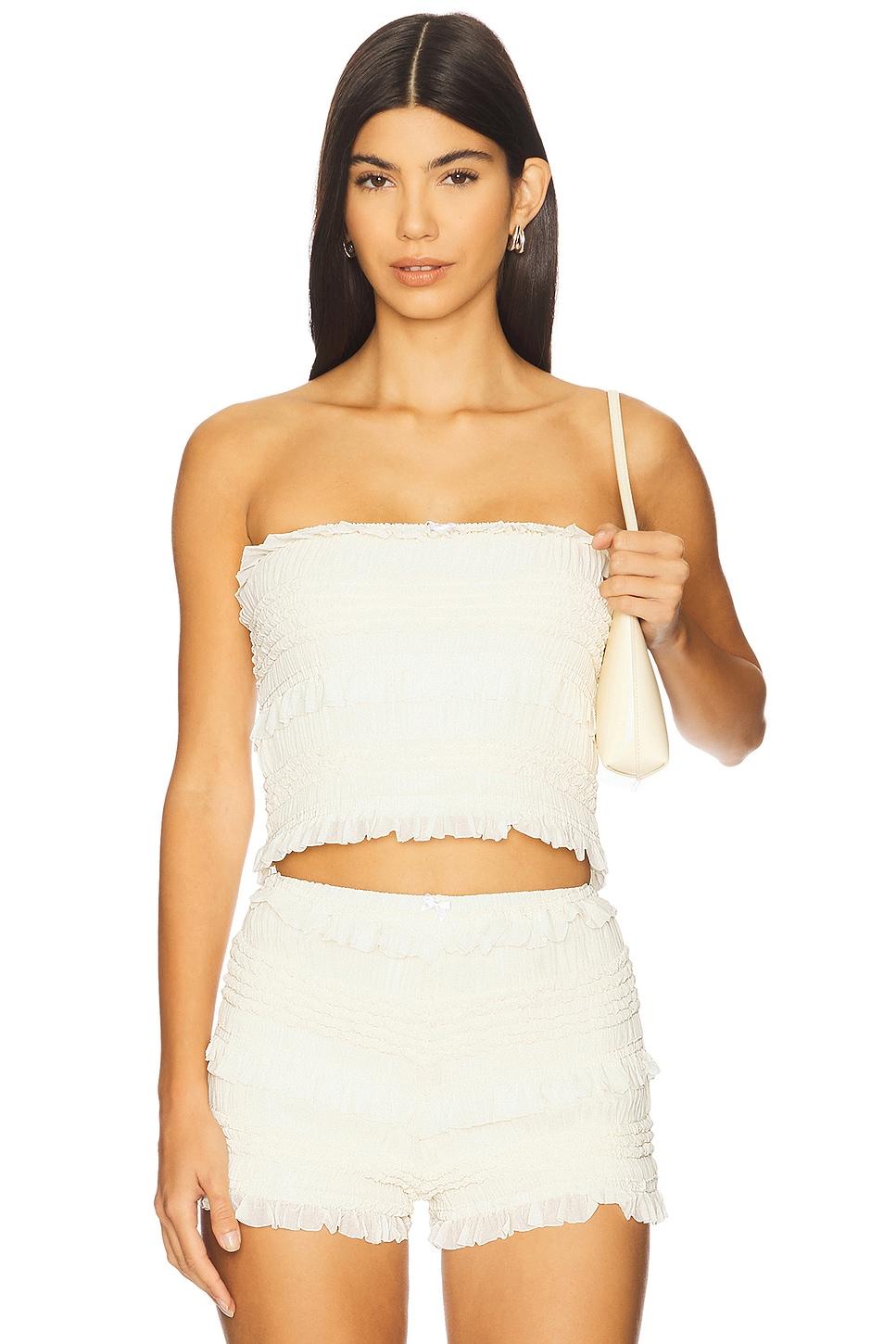 x revolve smocked faye top