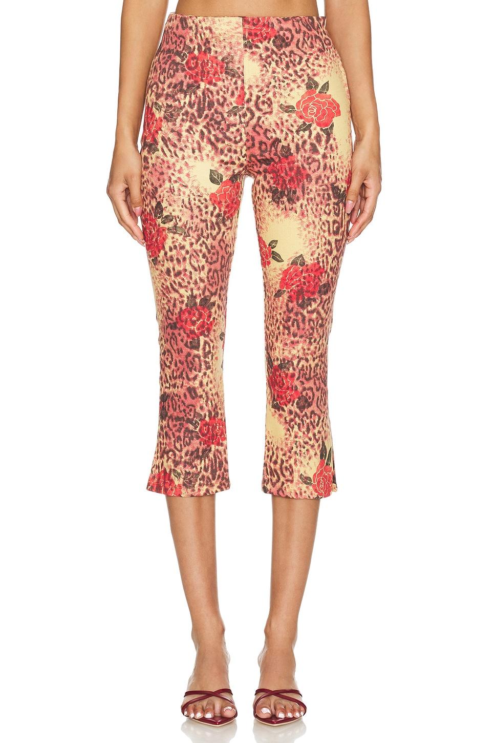 x revolve split hem capri