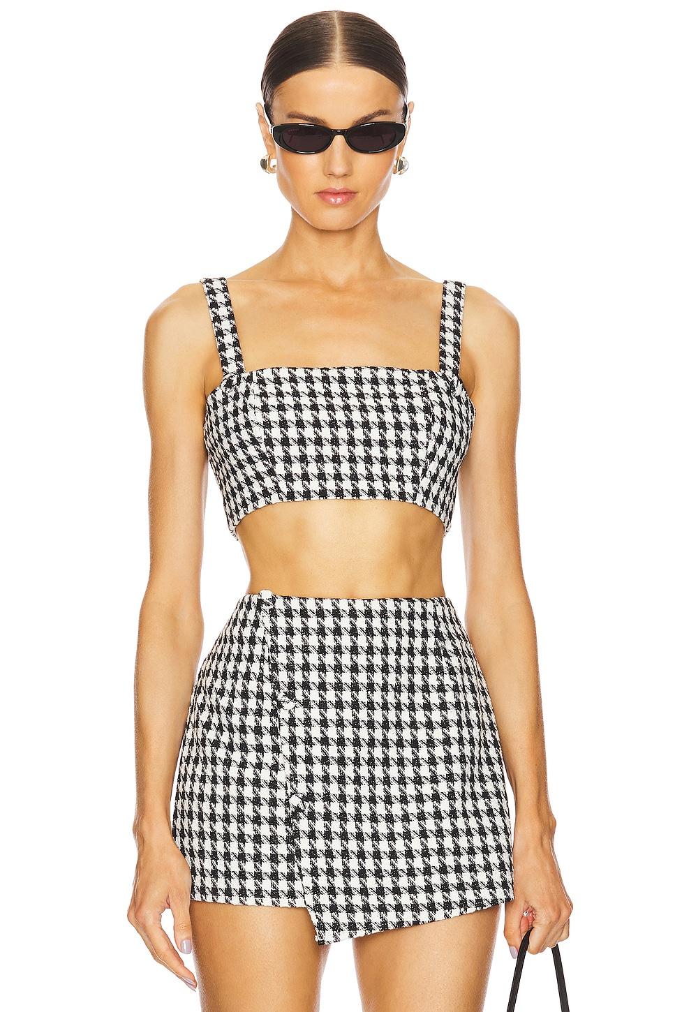 x revolve tweed top