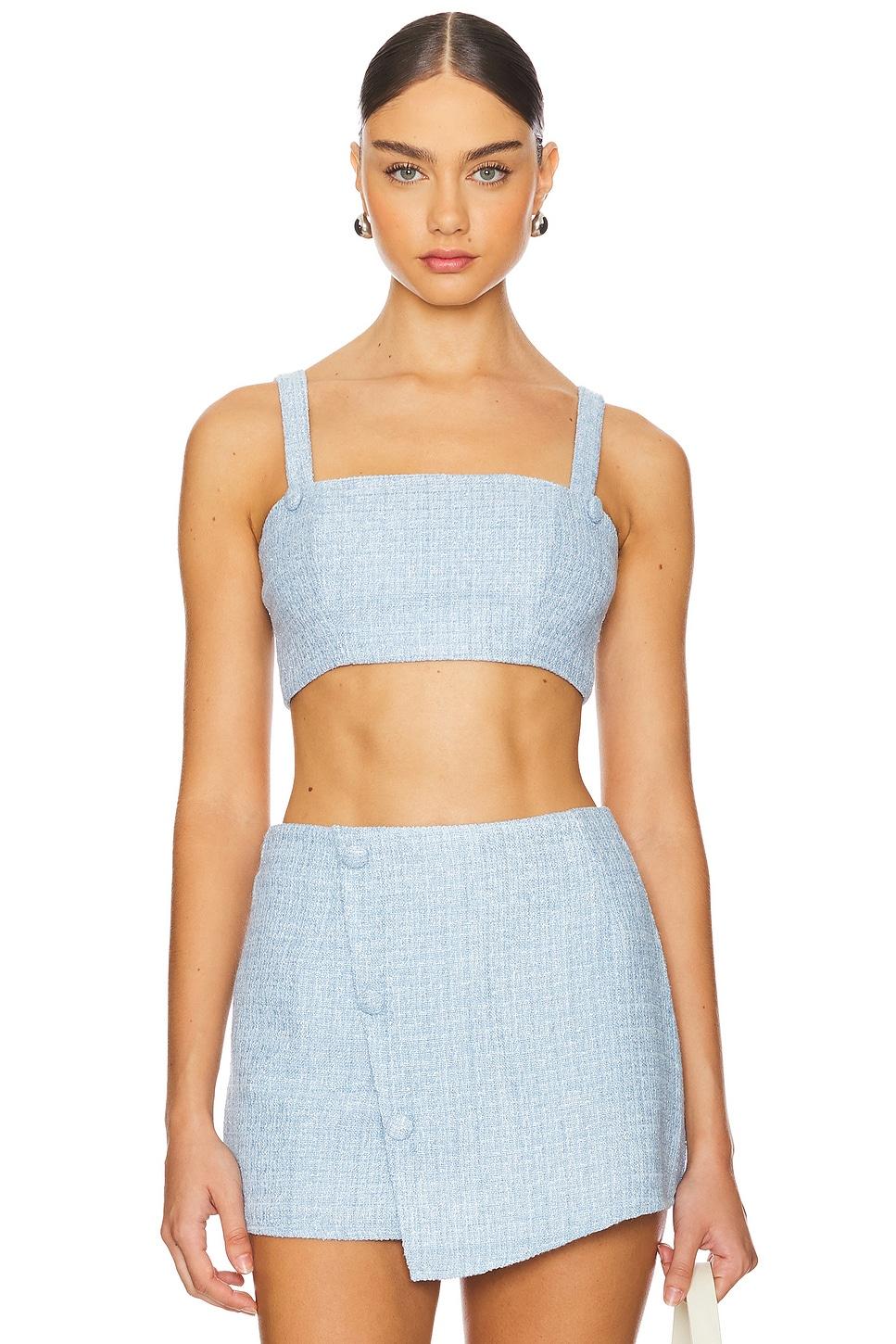 x revolve tweed top