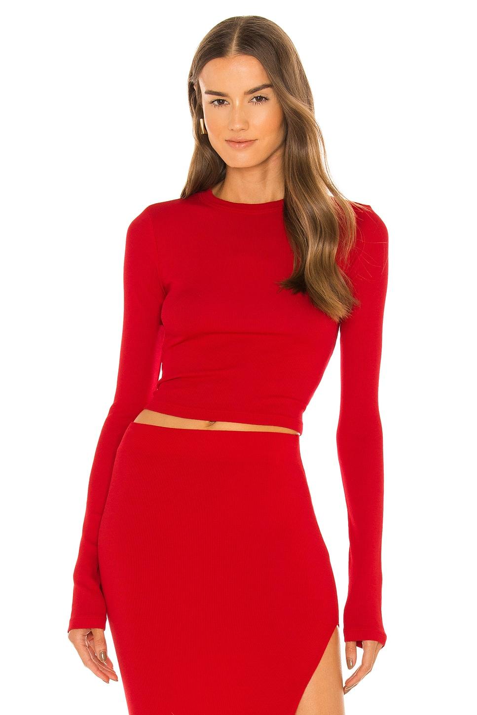 x revolve verona crop long sleeve