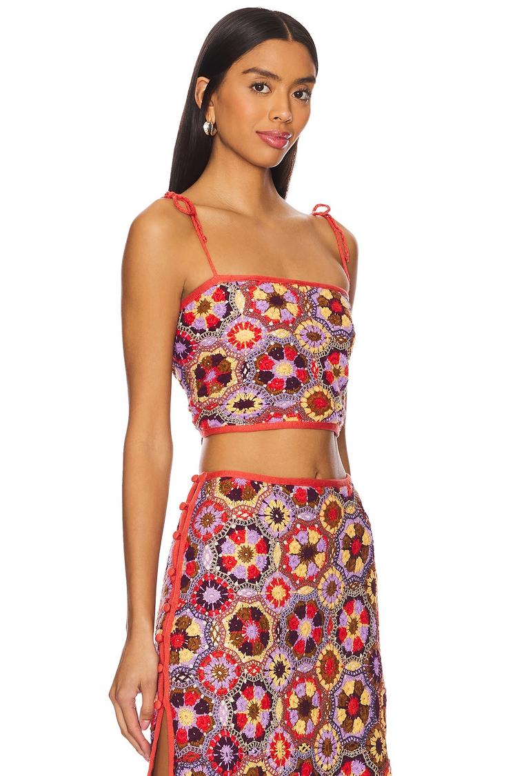 x revolve vicky crop top