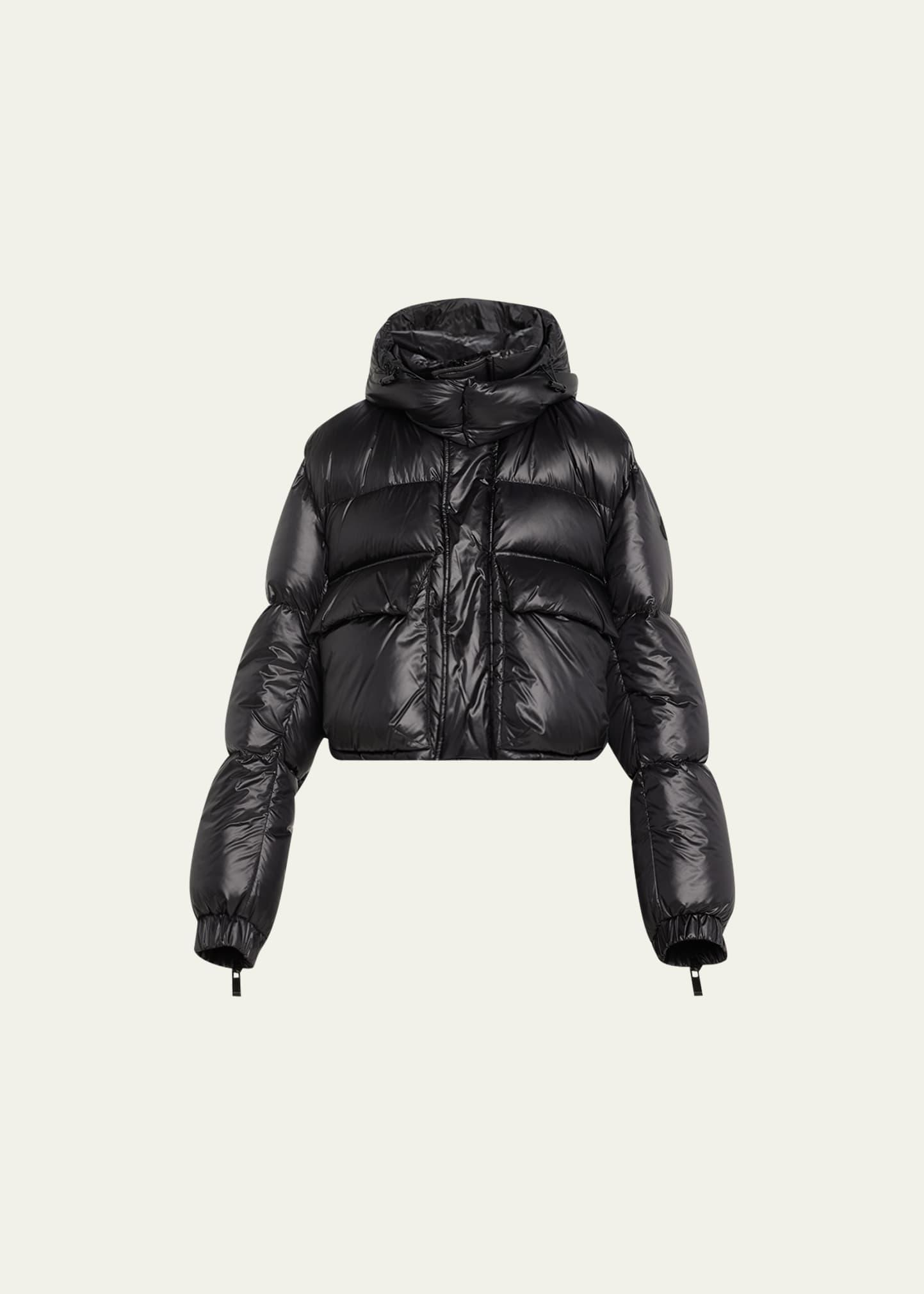 x sacai layered midi puffer jacket