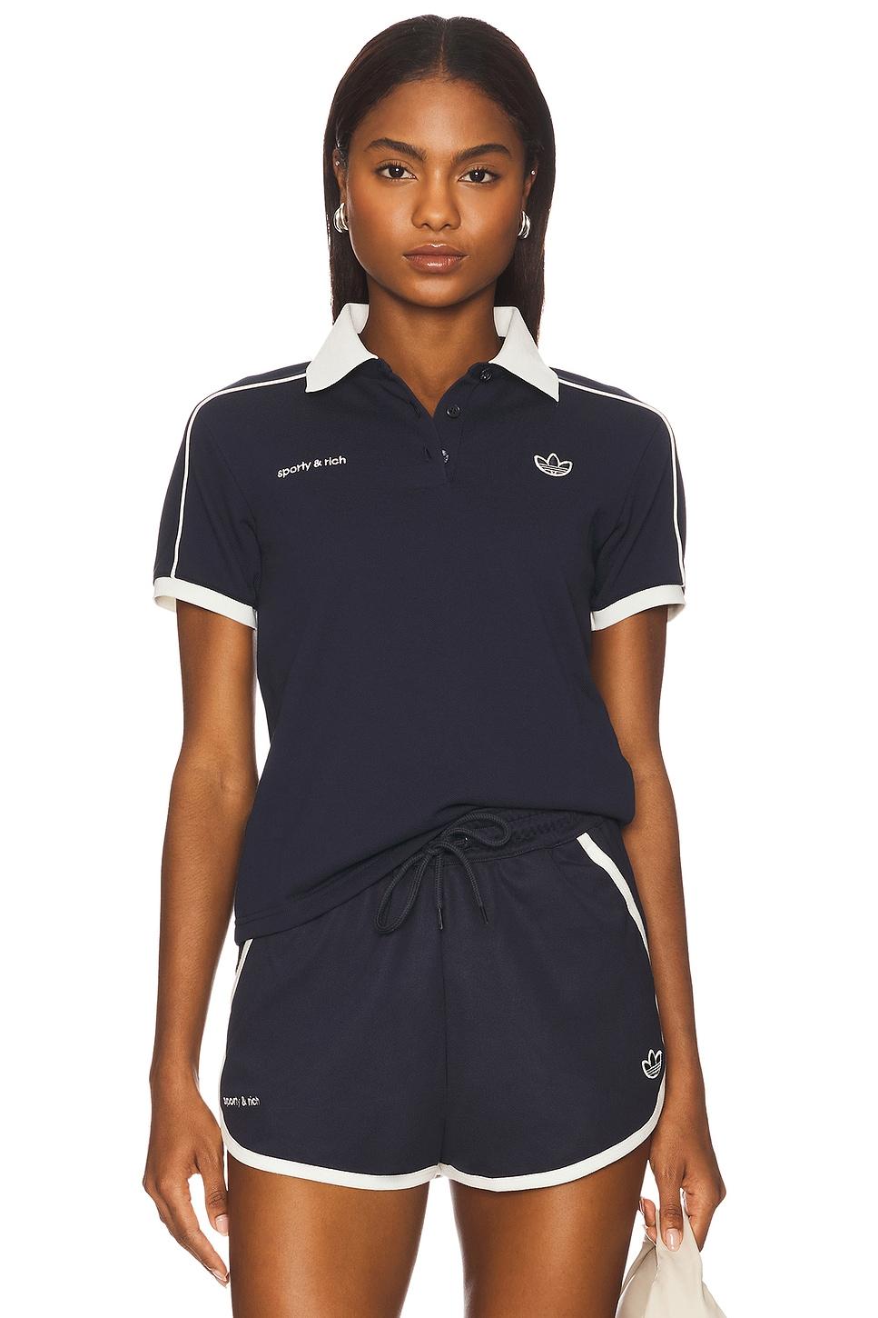 x sporty & rich polo t-shirt