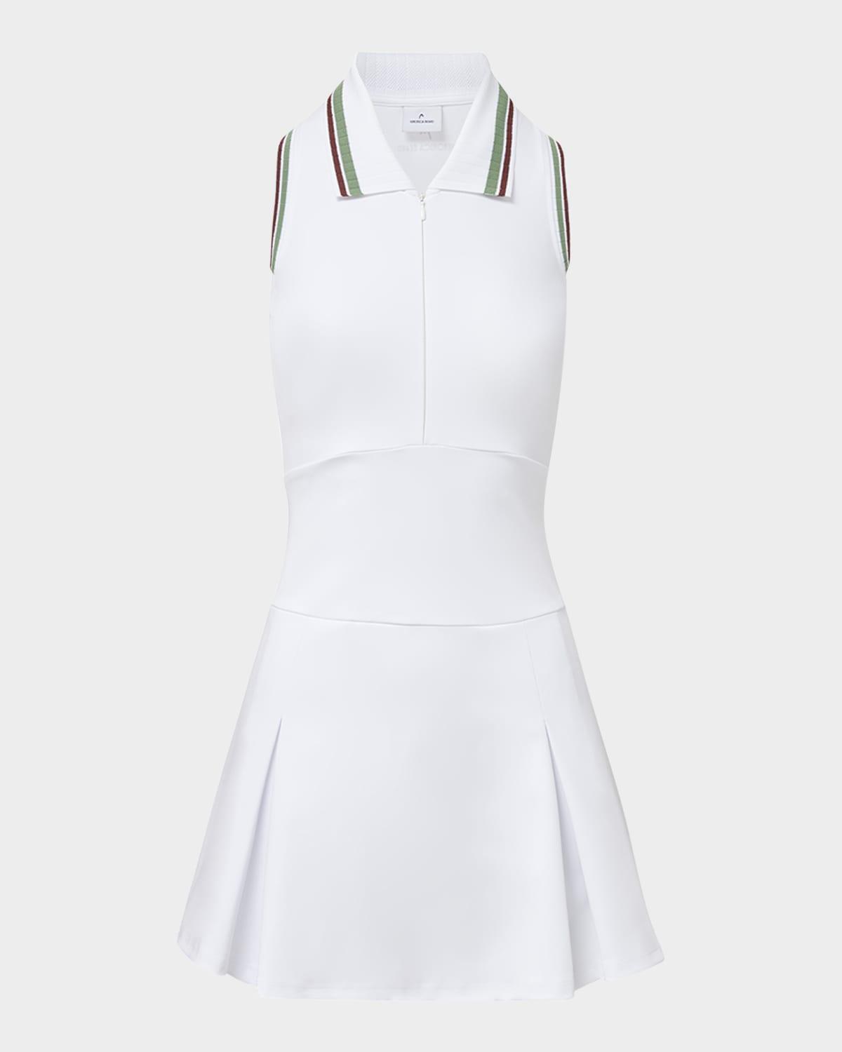 x veronica beard ace pleated tennis dress