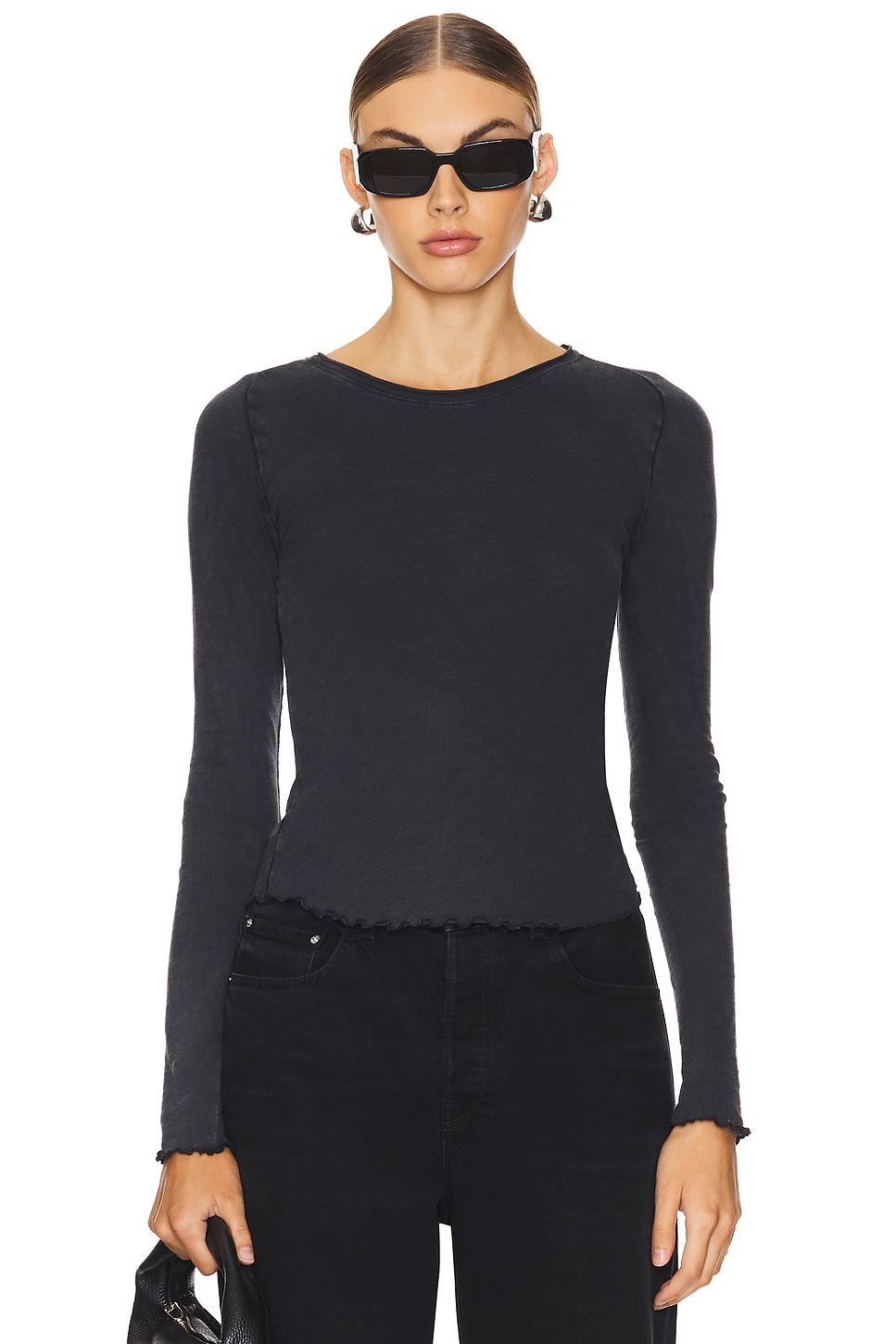 x we the free be my baby long sleeve in black