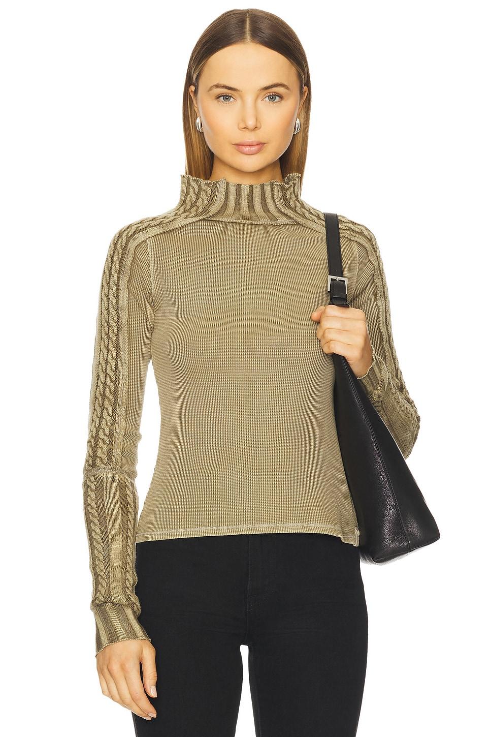 x we the free breezy swit top in fossil dune