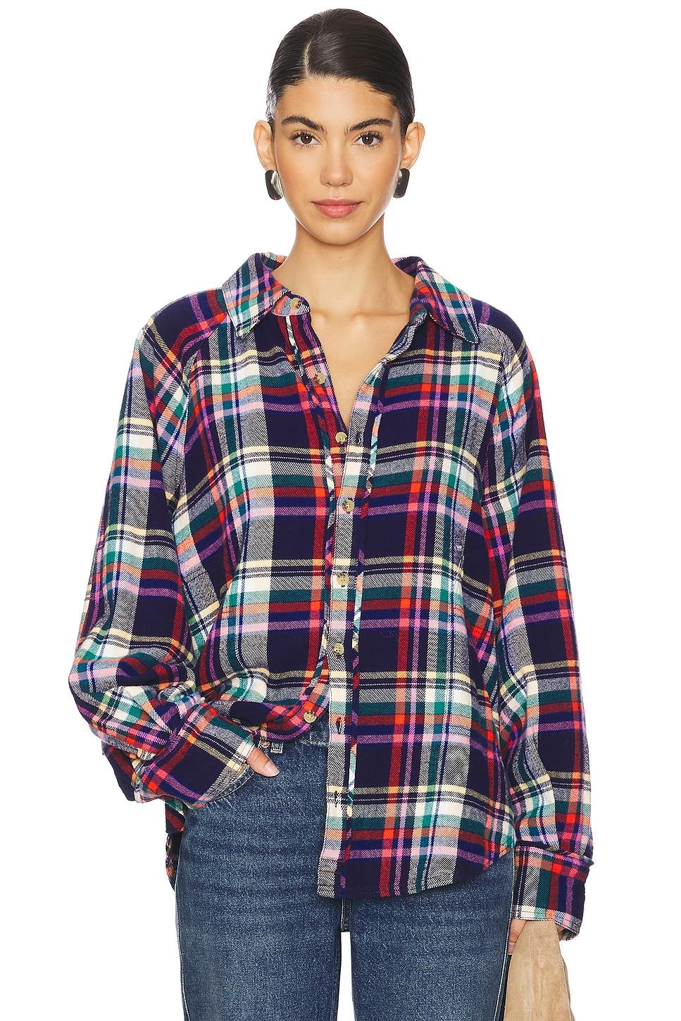 x we the free girl meets boy plaid shirt