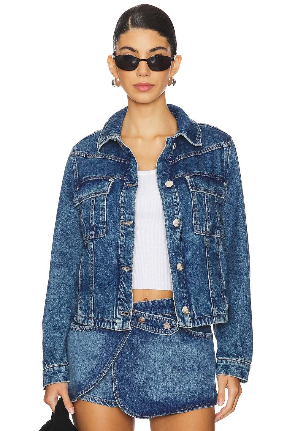 x we the free jade denim jacket