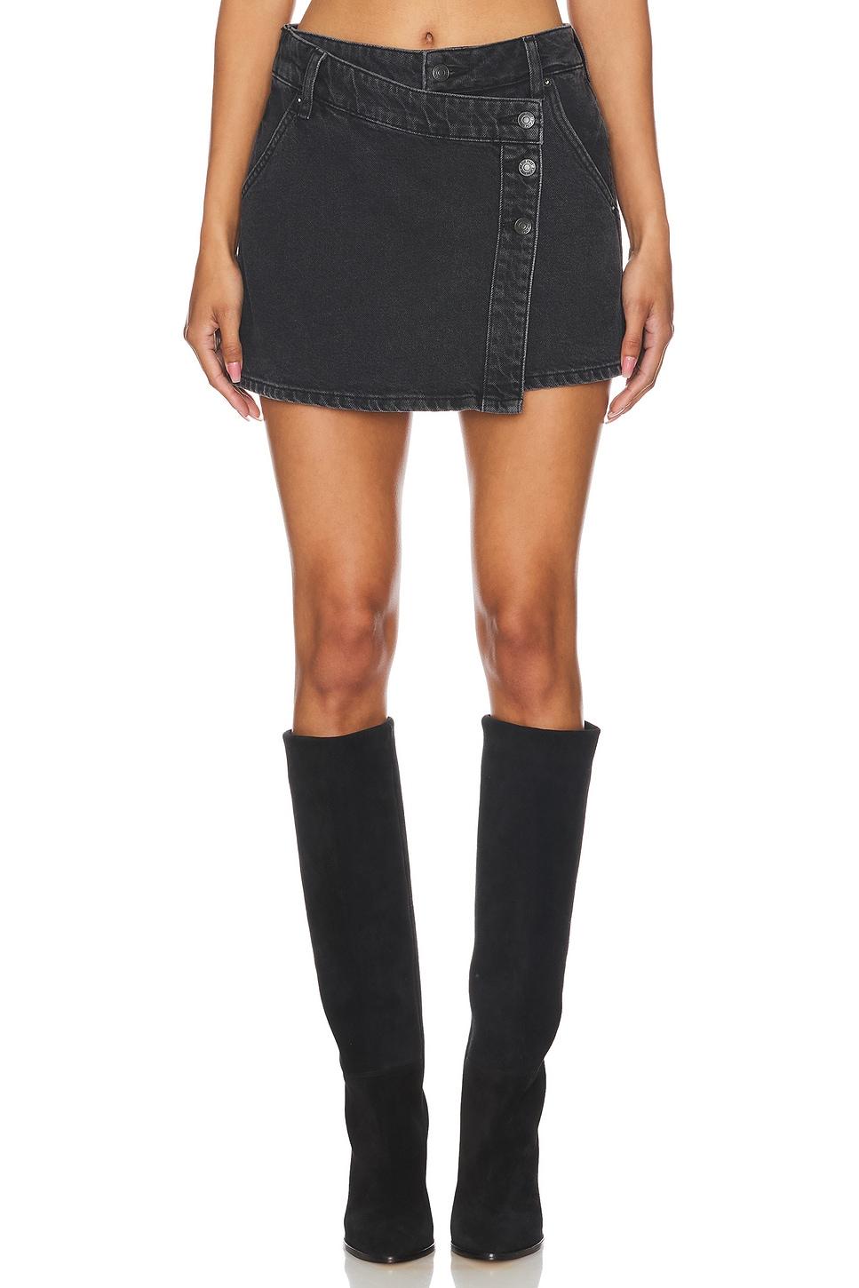 x we the free wynne denim skirt