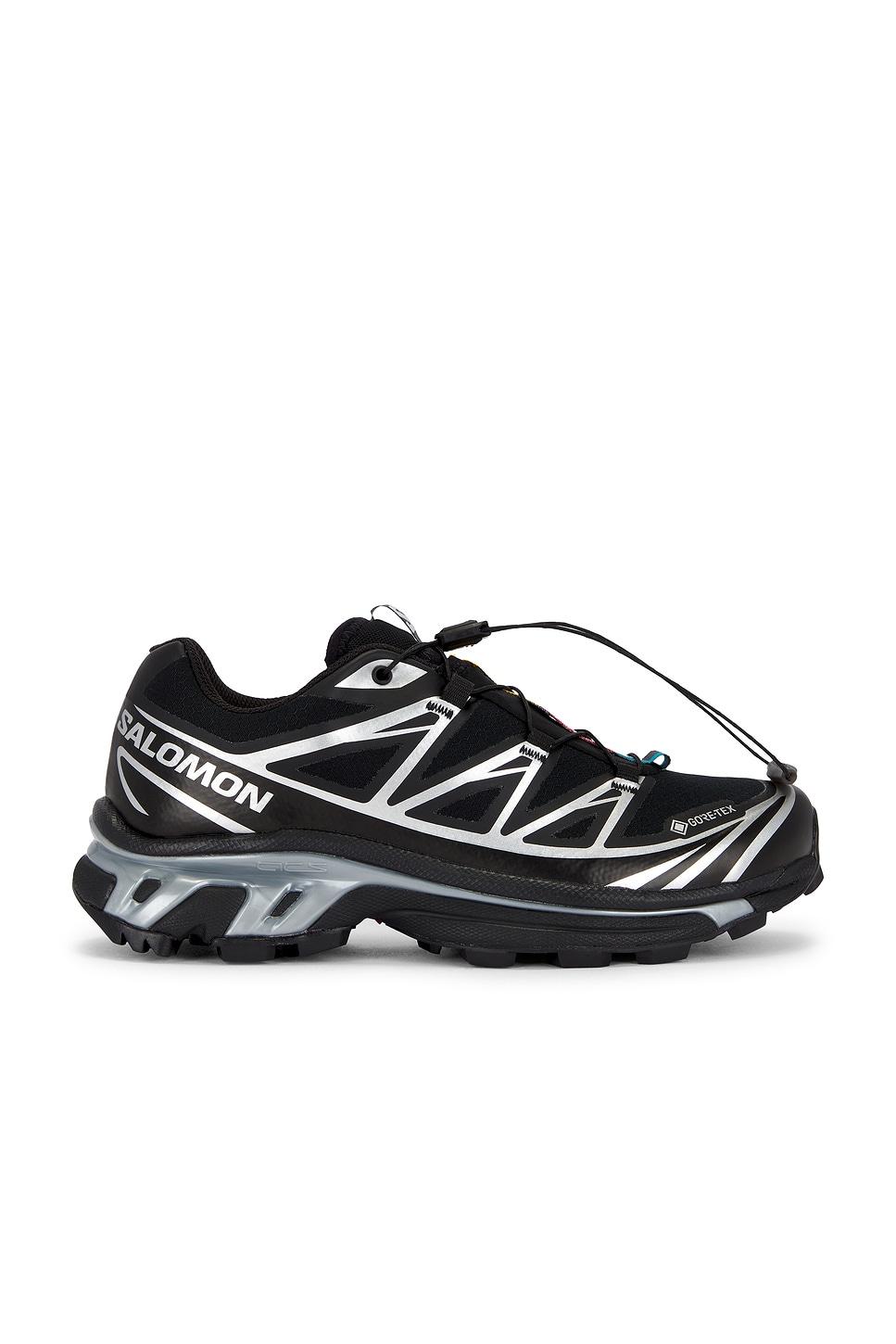 xt-6 gtx sneaker in black & ftw silver