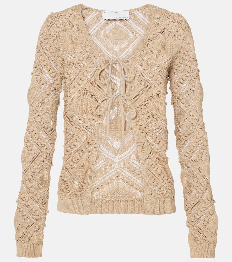 xu zhi crochet lace cardigan