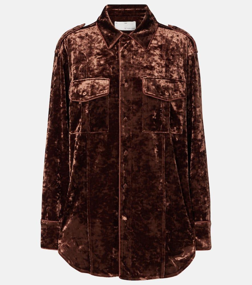 xu zhi velvet shirt