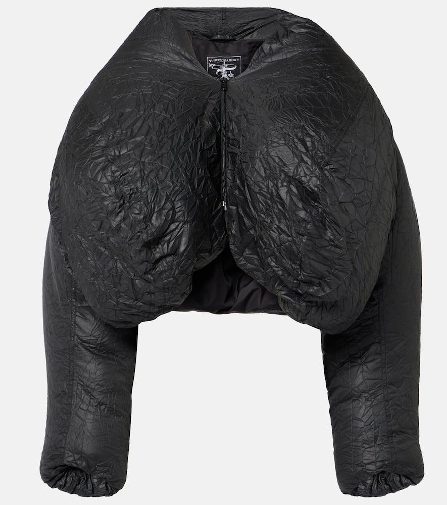 y/project cropped puffer jacket