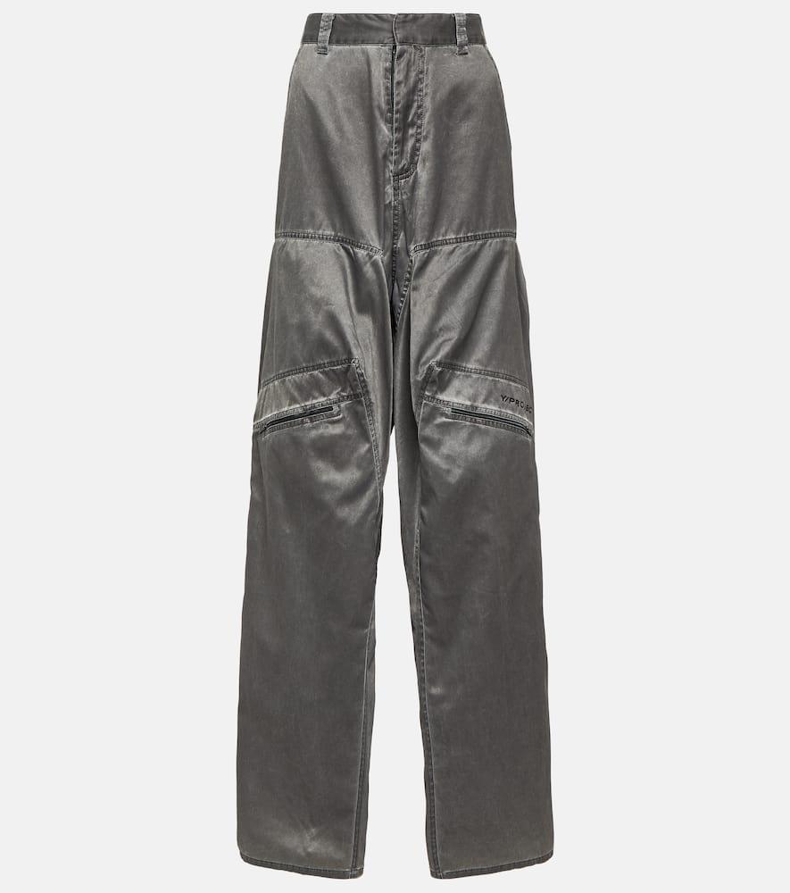 y/project faded cargo jeans