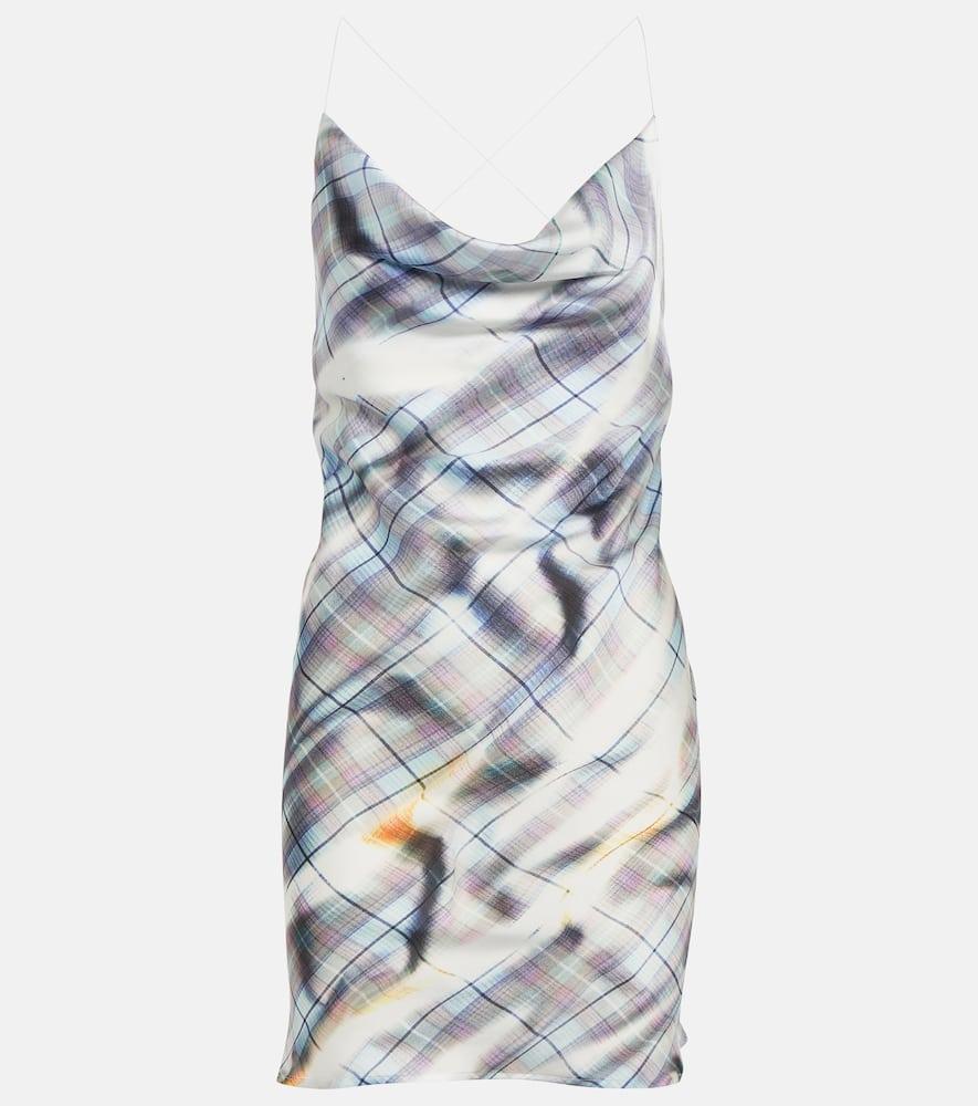 y/project invisible strap satin slip dress