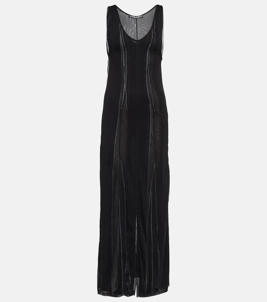 y/project sheer maxi dress