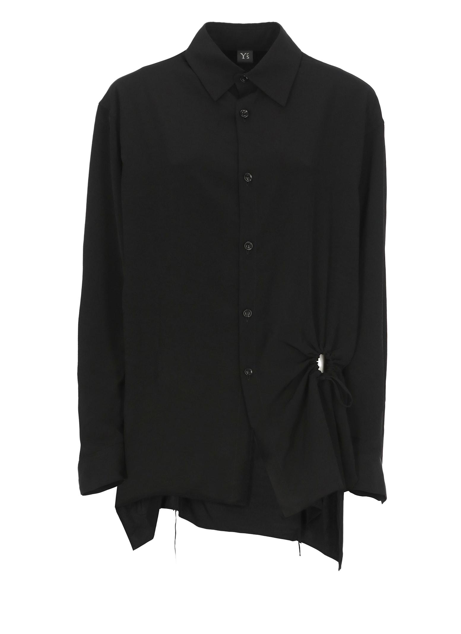 y's shirt with cut out details