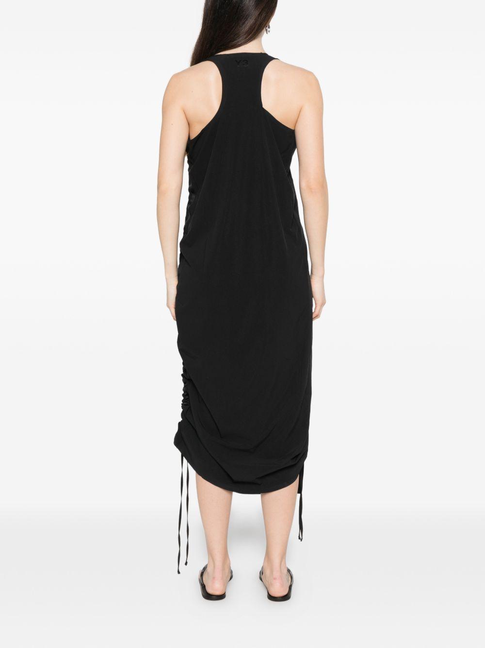y-3 dresses black recycled polyester - women