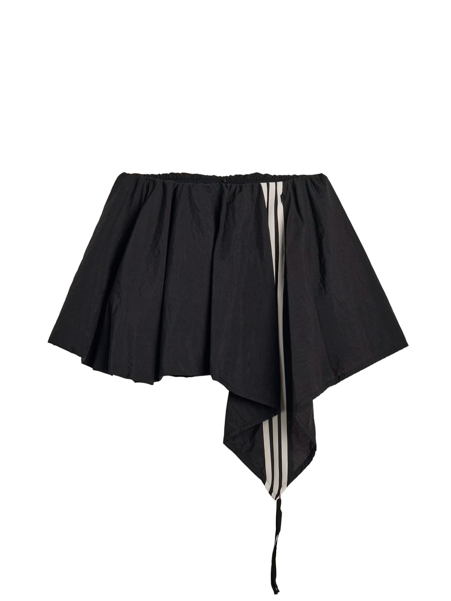y-3 nylon skirt with ionic logo bands