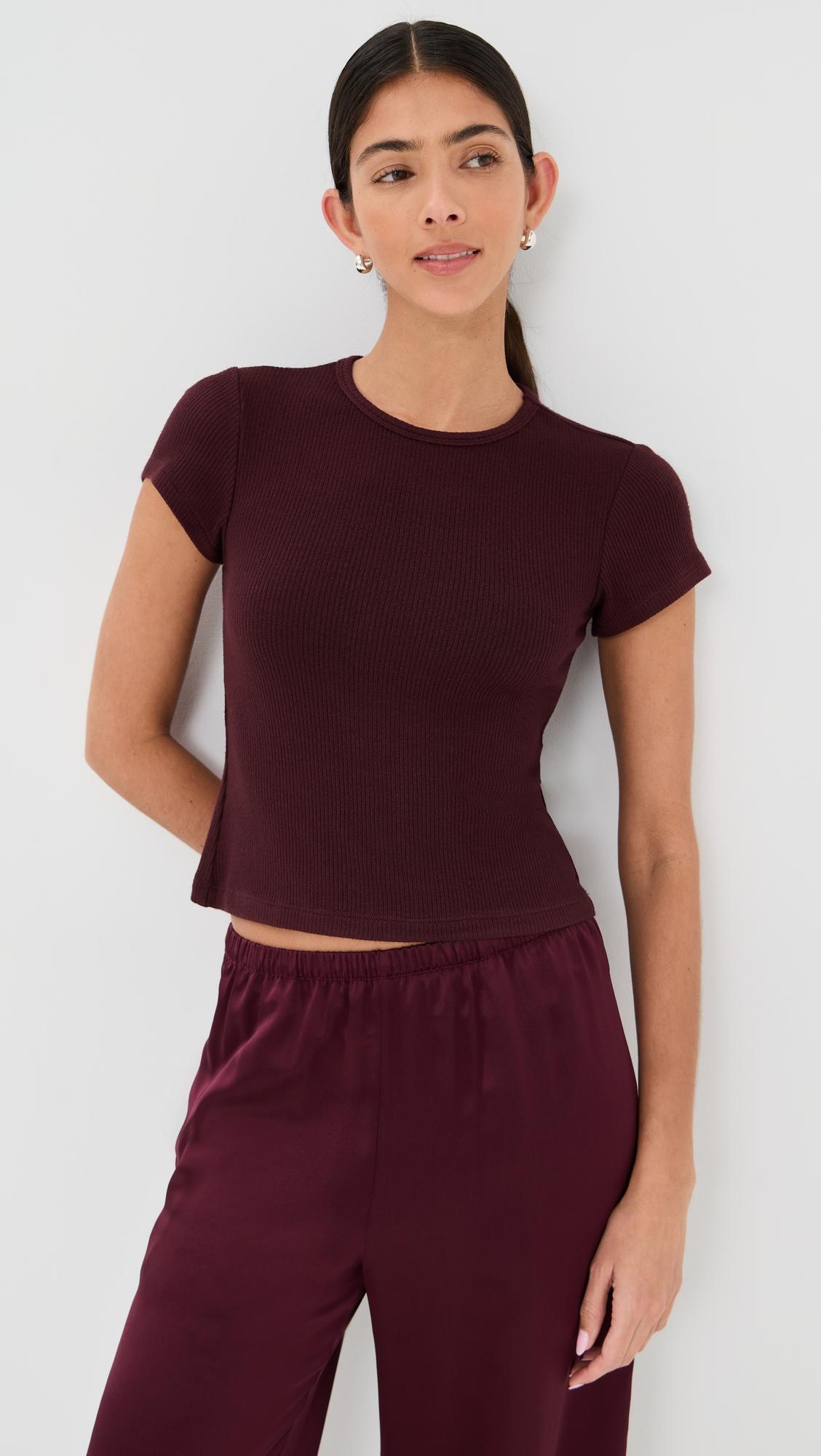 yael cropped baby tee