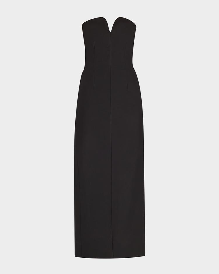 yao strapless column maxi dress