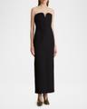 yao strapless column maxi dress