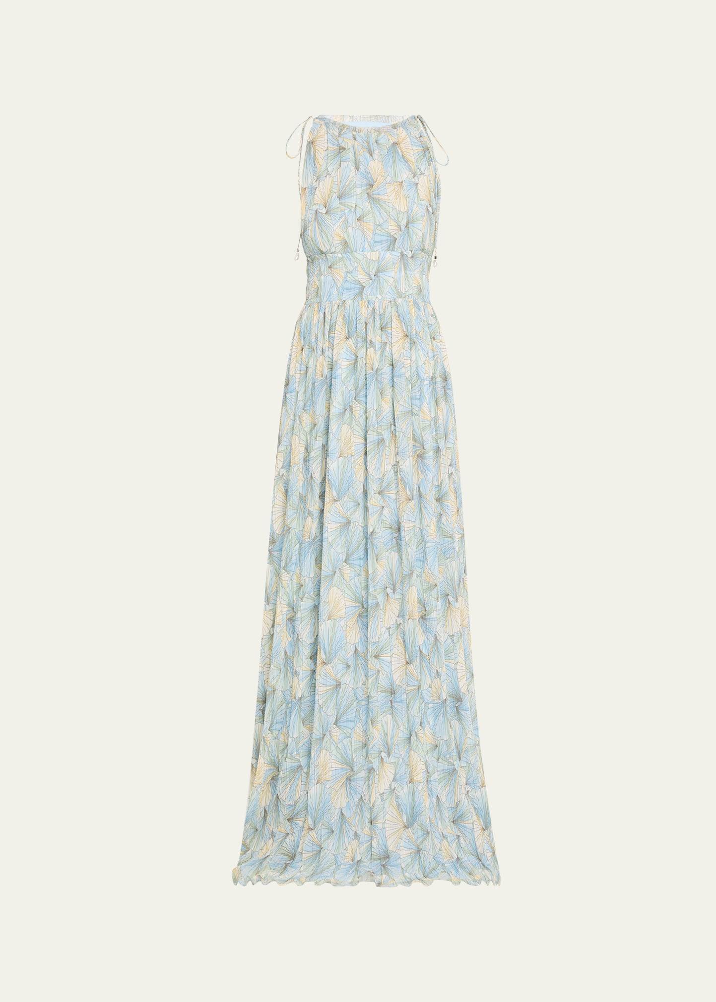 yardley high-neck maxi dress