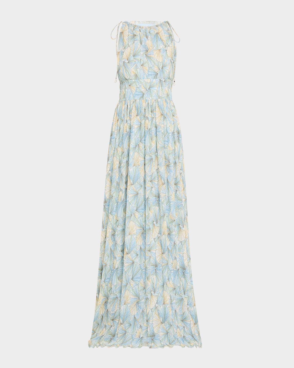 yardley high-neck maxi dress