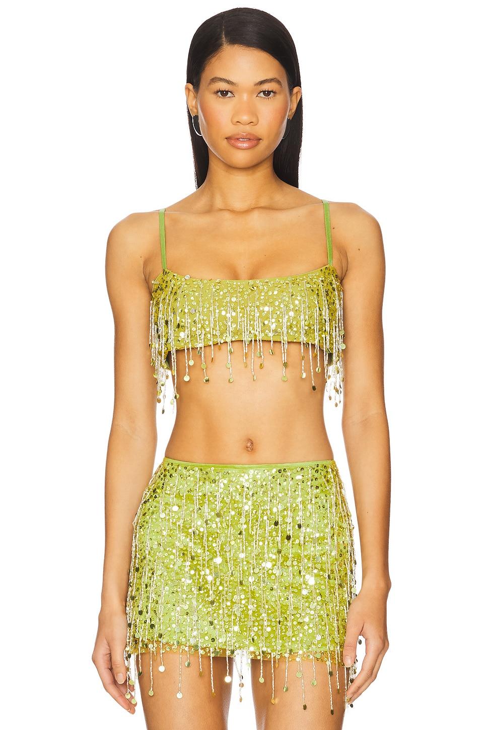 yasmin hand beaded bralette