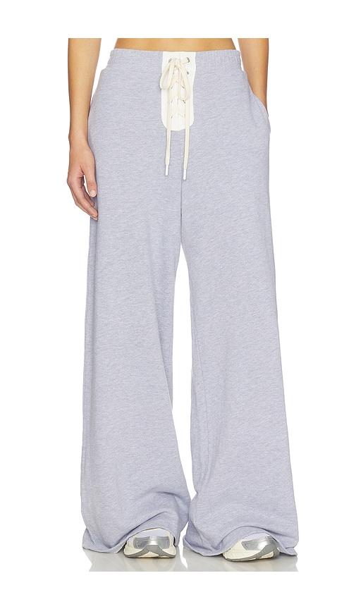 year of ours football sweatpant in light grey.