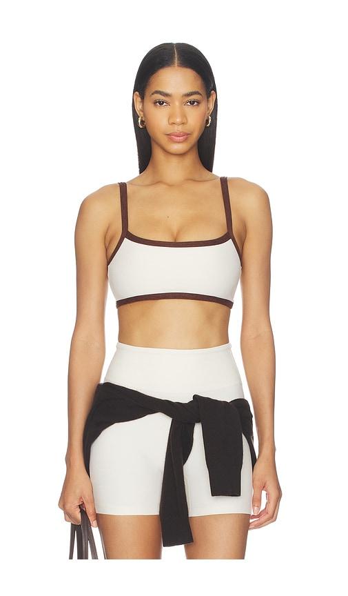 year of ours perfect stretch bralette in cream.