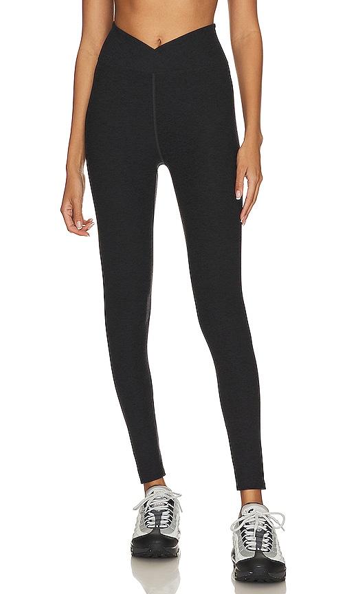 year of ours stretch veronica legging in black.