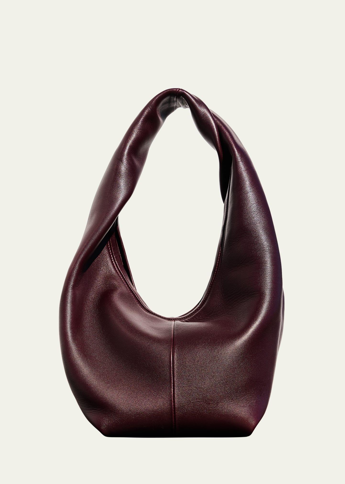 yela oversized leather shoulder bag
